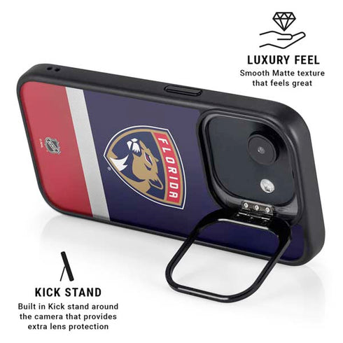 NHL Florida Panthers Alternate Jersey iPhone 16e Kickstand Case