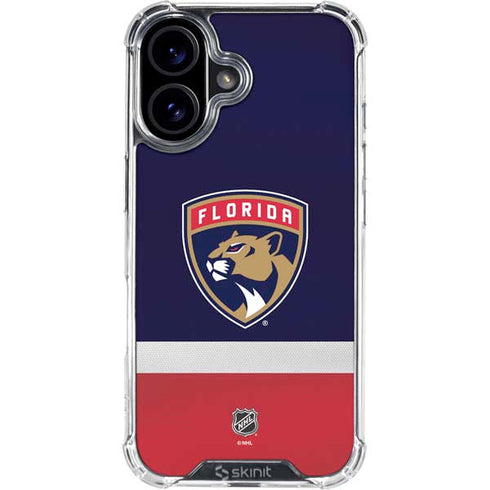NHL Florida Panthers Alternate Jersey iPhone 17 Clear Case
