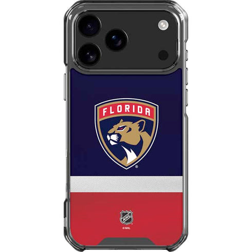 NHL Florida Panthers Alternate Jersey iPhone 18 Pro Max Clear Case