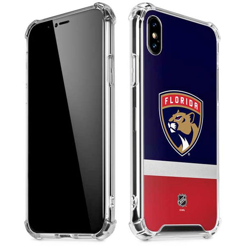 NHL Florida Panthers Alternate Jersey iPhone X/XS Clear Case