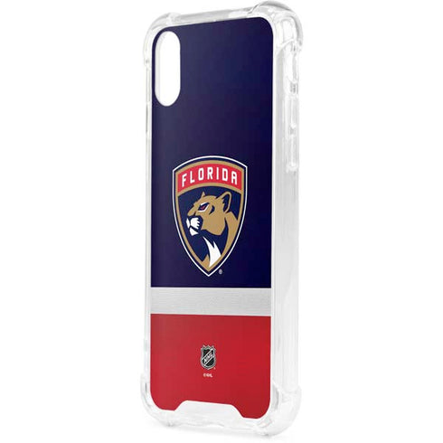 NHL Florida Panthers Alternate Jersey iPhone XS Clear Case
