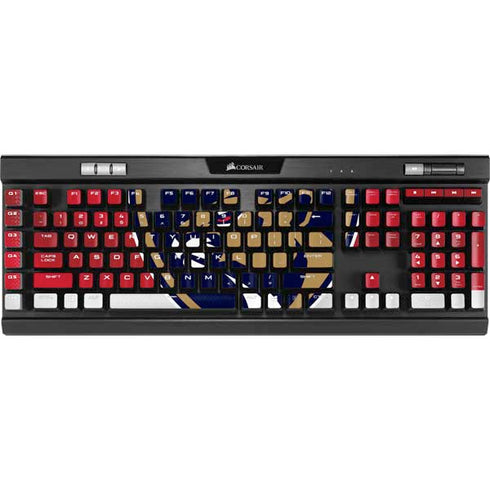 NHL Florida Panthers Alternate Jersey K95 RGB PLATINUM Mechanical Gaming Keyboard Skin