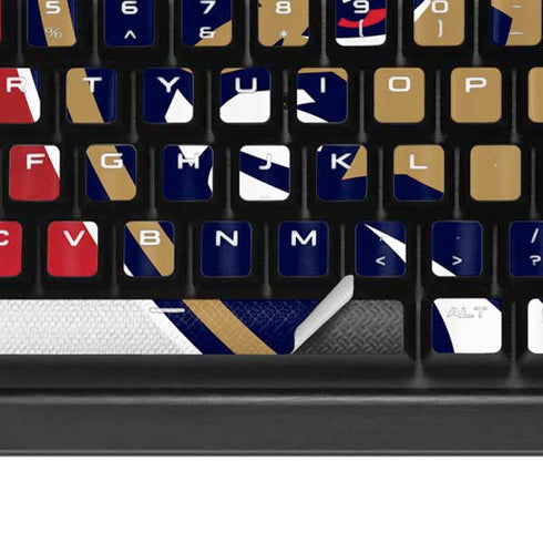 NHL Florida Panthers Alternate Jersey K95 RGB PLATINUM Mechanical Gaming Keyboard Skin