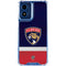 NHL Florida Panthers Alternate Jersey Moto G 5G (2024) Clear Case