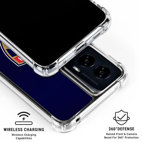 NHL Florida Panthers Alternate Jersey Moto G Power 5G (2024) Clear Case