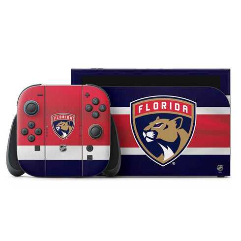 NHL Florida Panthers Alternate Jersey Nintendo Switch 2 (2025) with Joy-Con Skin