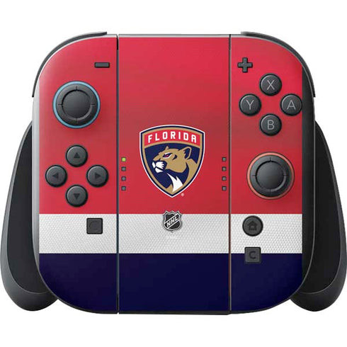NHL Florida Panthers Alternate Jersey Nintendo Switch 2 (2025) with Joy-Con Skin