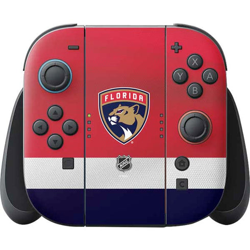 NHL Florida Panthers Alternate Jersey Nintendo Switch 2 (2025) Joy-Con Controller Skin
