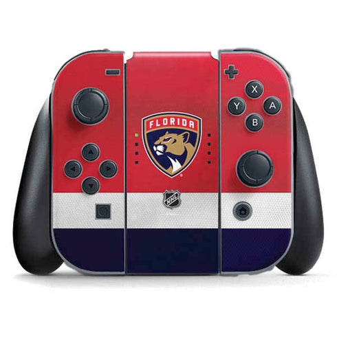 NHL Florida Panthers Alternate Jersey Nintendo Switch (2017-2021) Joy-Con Controller Skin