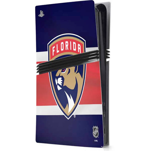 NHL Florida Panthers Alternate Jersey PS5 Pro Console Skin