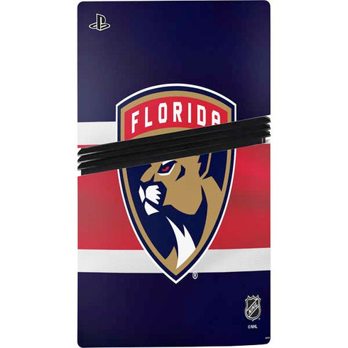NHL Florida Panthers Alternate Jersey PS5 Pro Disk Console Skin