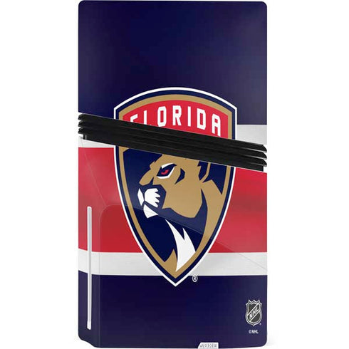 NHL Florida Panthers Alternate Jersey PS5 Pro Disk Console Skin