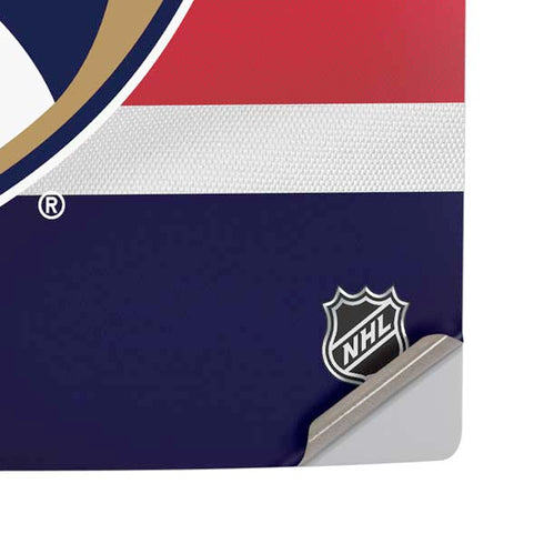 NHL Florida Panthers Alternate Jersey PS5 Pro Disk Console Skin