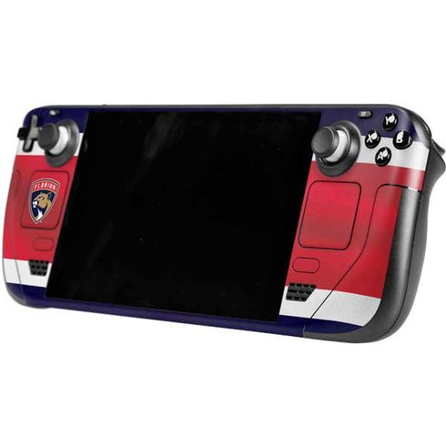 NHL Florida Panthers Alternate Jersey Steam Deck Handheld Gaming Computer OLED Skin