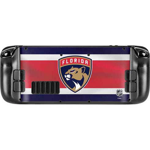 NHL Florida Panthers Alternate Jersey Steam Deck Handheld Gaming Computer OLED Skin