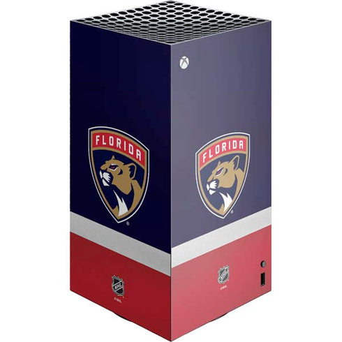 NHL Florida Panthers Alternate Jersey XBox Series X Digital Edition Console Skin