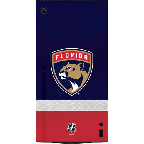 NHL Florida Panthers Alternate Jersey XBox Series X Digital Edition Console Skin