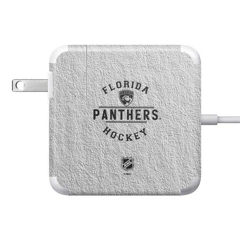 NHL Florida Panthers Black Text 85W Power Adapter (15 and 17 inch MacBook Pro Charger) Skin