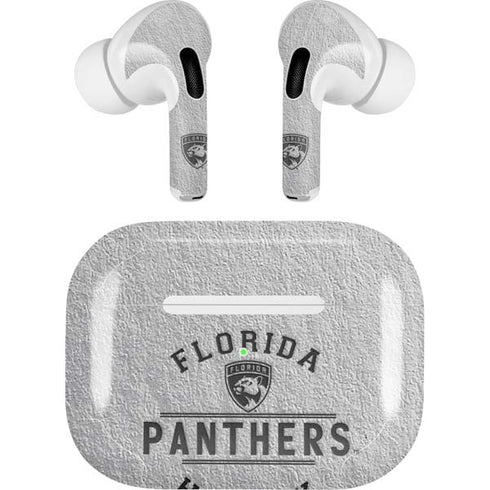 NHL Florida Panthers Black Text AirPods Pro 2nd Gen Skin