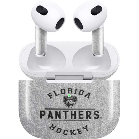 NHL Florida Panthers Black Text Apple AirPods (3rd Gen 2021) Skin