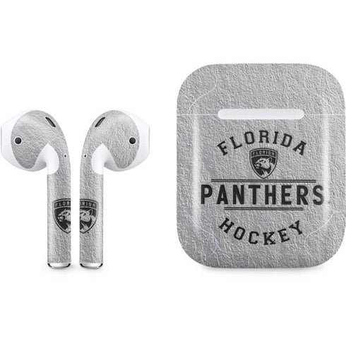 NHL Florida Panthers Black Text Apple AirPods Skin