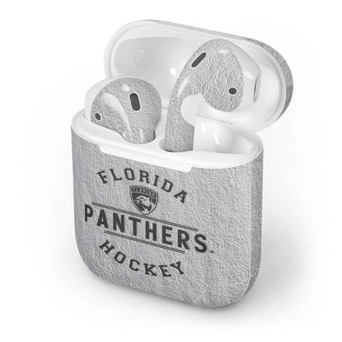 NHL Florida Panthers Black Text Apple AirPods Skin