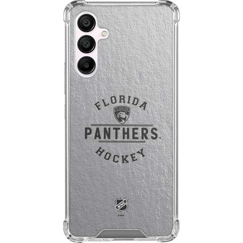 NHL Florida Panthers Black Text Galaxy A16 5G Clear Case
