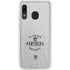 NHL Florida Panthers Black Text Galaxy A20 Clear Case