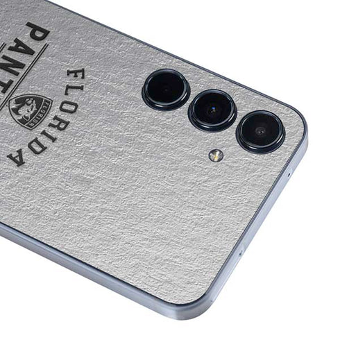 NHL Florida Panthers Black Text Galaxy A35 5G Skin