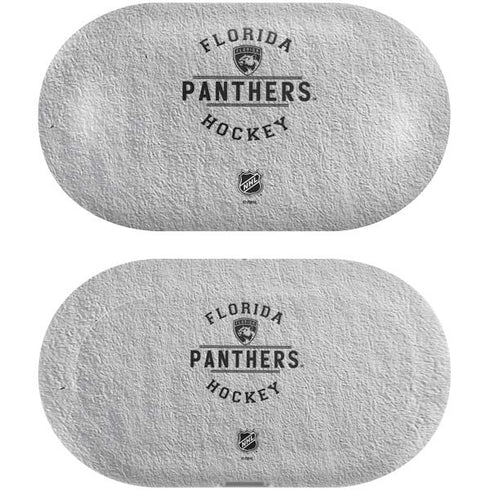 NHL Florida Panthers Black Text Galaxy Buds Plus Skin