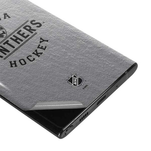 NHL Florida Panthers Black Text Galaxy Note 10 Plus Skin