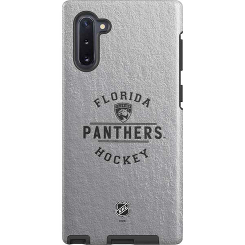 NHL Florida Panthers Black Text Galaxy Cases