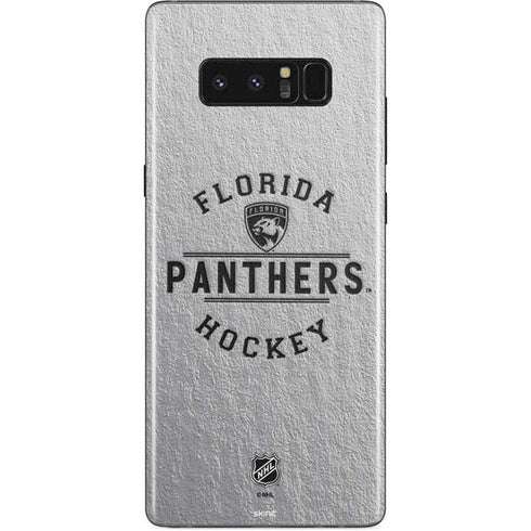 NHL Florida Panthers Black Text Galaxy Note 8 Skin