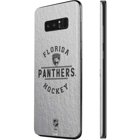 NHL Florida Panthers Black Text Galaxy Note 8 Skin
