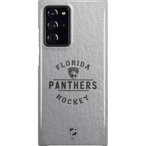 NHL Florida Panthers Black Text Galaxy Cases