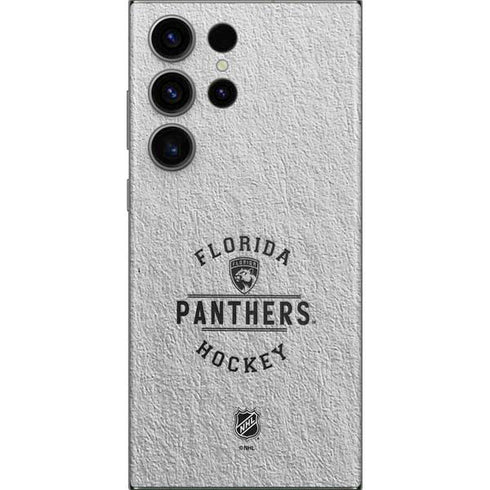 NHL Florida Panthers Black Text Galaxy Skins