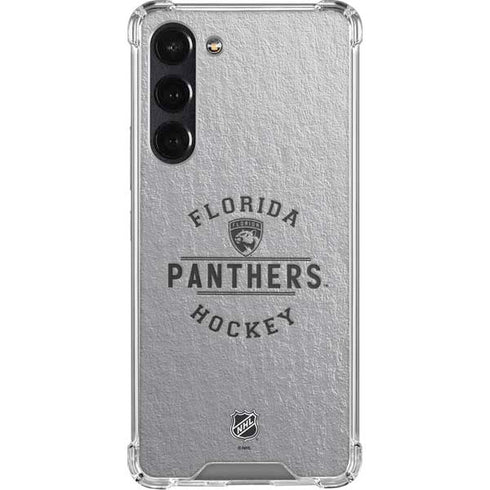 NHL Florida Panthers Black Text Galaxy S24 FE Clear Case