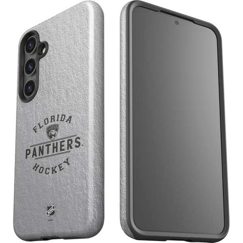 NHL Florida Panthers Black Text Galaxy S25 Plus Impact Case