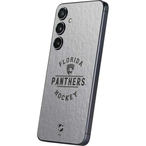 NHL Florida Panthers Black Text Galaxy S25 Plus Skin