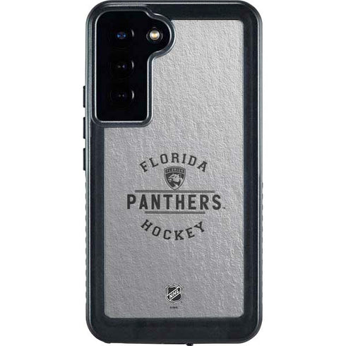 NHL Florida Panthers Black Text Galaxy S24 Plus Waterproof Case