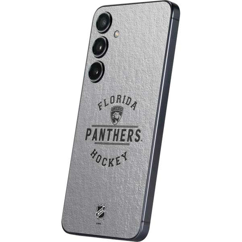 NHL Florida Panthers Black Text Galaxy S24 Skin