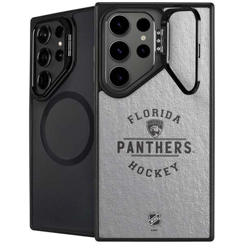 NHL Florida Panthers Black Text Galaxy S25 Ultra Kickstand Case
