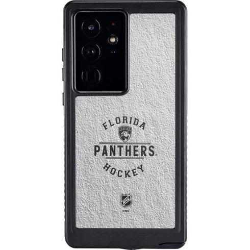 NHL Florida Panthers Black Text Galaxy S24 Ultra Waterproof Case