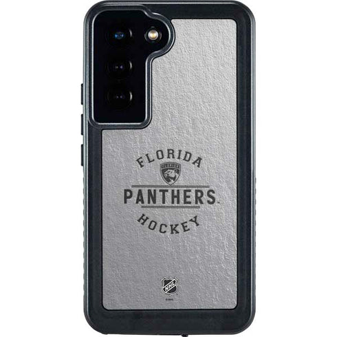 NHL Florida Panthers Black Text Galaxy S24 Waterproof Case
