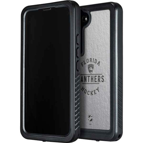 NHL Florida Panthers Black Text Galaxy S24 Waterproof Case
