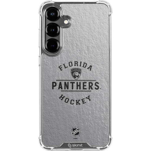 NHL Florida Panthers Black Text Galaxy S26 Plus Clear Case