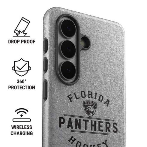 NHL Florida Panthers Black Text Galaxy S26 Plus Impact Case