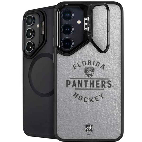 NHL Florida Panthers Black Text Galaxy S26 Plus Kickstand Case