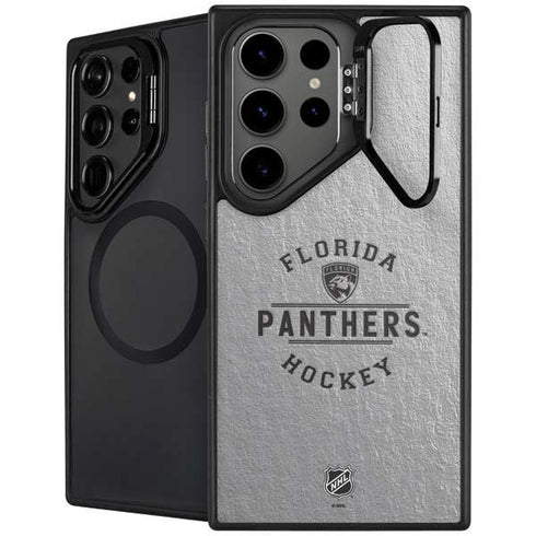 NHL Florida Panthers Black Text Galaxy S26 Ultra Kickstand Case