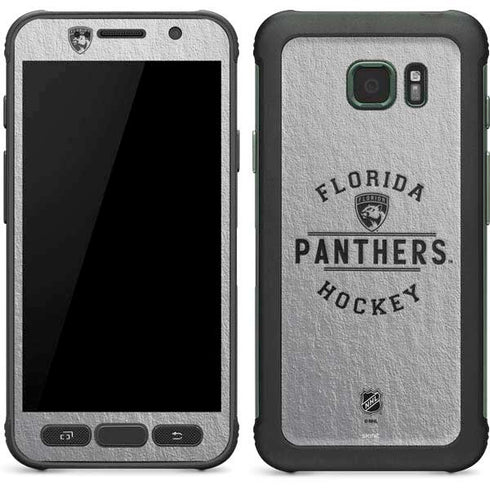 NHL Florida Panthers Black Text Galaxy S7 Active Skin